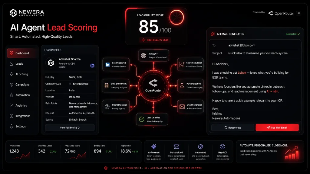 AI Lead Scorer & Email Generator Agent